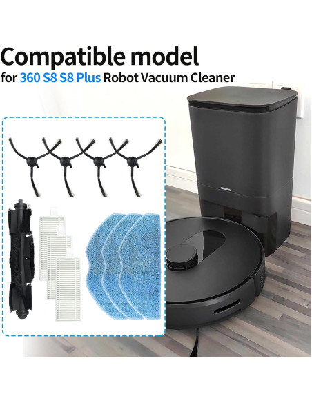 Accesorios para Aspiradora Robot 360 S8 S8 Plus - 11 Piezas