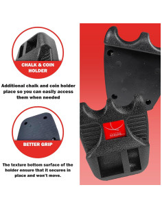 Soporte para Palos de Billar BALIKEN con Tiza - 2 a 4 Palos 2