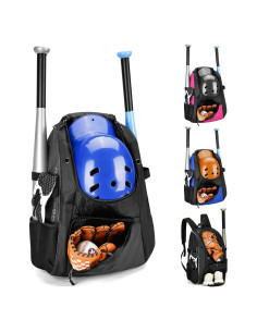 Mochila de Béisbol DAREKUKU Dr14-bk 18L para Niños y Niñas