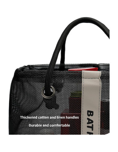 Organizador de Baño TOPASION Grande Malla Transpirable