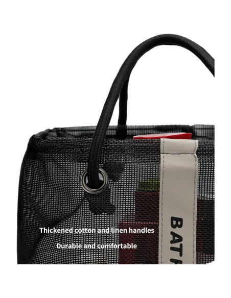 Organizador de Baño TOPASION Grande Malla Transpirable