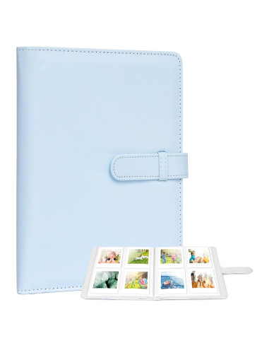 Álbum de Fotos Ablus 256 Bolsillos Azul para Fujifilm y Polaroid