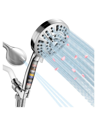 Cabezal de Ducha Filtrado JNILE 10 Modos 15 Etapas 60 cm