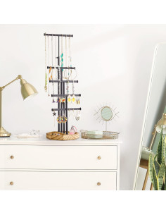 Organizador de Joyería SRIWATANA, Soporte 5 Niveles, Negro 2