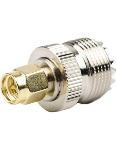 Adaptador UHF hembra a SMA macho TengKo - 2 paquetes