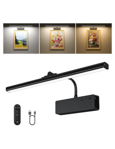 Luz de Imagen Inalámbrica Racokky 39cm Recargable con Control Remoto