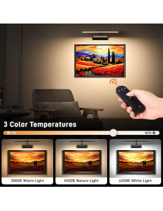 Luz de Imagen Inalámbrica Racokky 39cm Recargable con Control Remoto 2