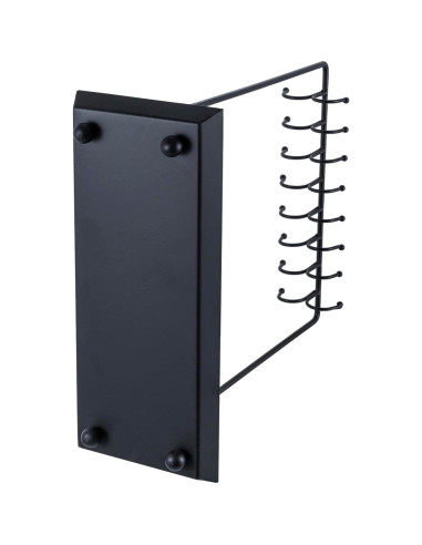 Soporte de Joyería MyGift Metal Negro 35.56 cm 20 Ganchos
