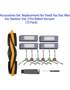 Juego de Accesorios 13 Piezas para Aspiradora Robot Yeedi 2