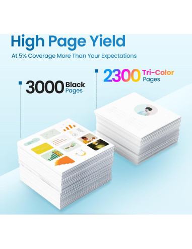 Cartuchos de Tóner TN229XL Statago para Brother - Paquete de 4