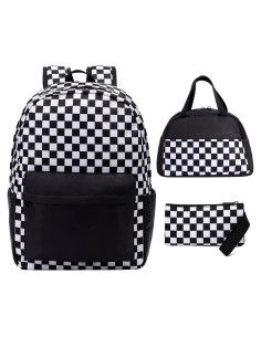 Mochila Escolar UREYMX Impermeable 43x30x14 cm Negra