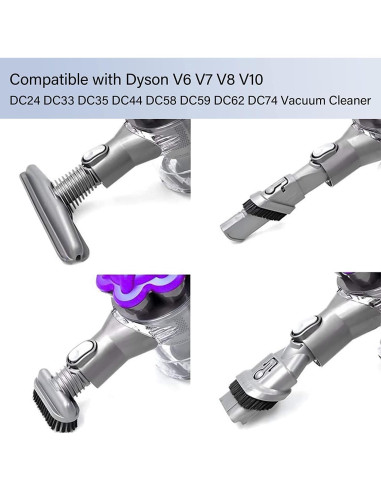 Kit de Accesorios para Aspiradora Dyson V6 - Coodss 4 Piezas