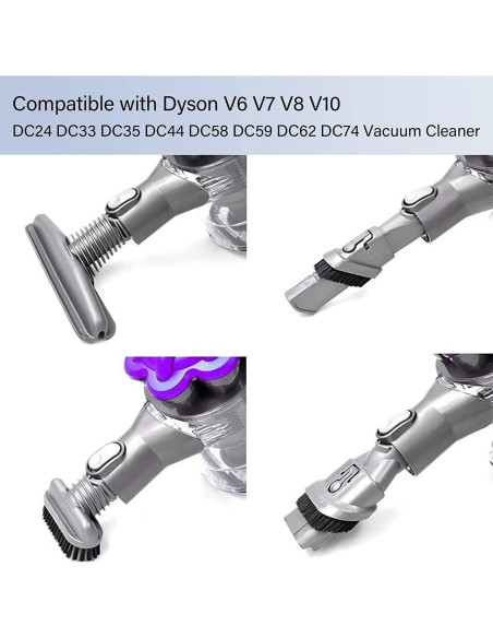 Kit de Accesorios para Aspiradora Dyson V6 - Coodss 4 Piezas