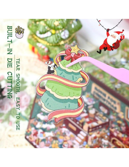 Set de Stickers 3D Limvoo para Niños y Adultos - Reutilizables