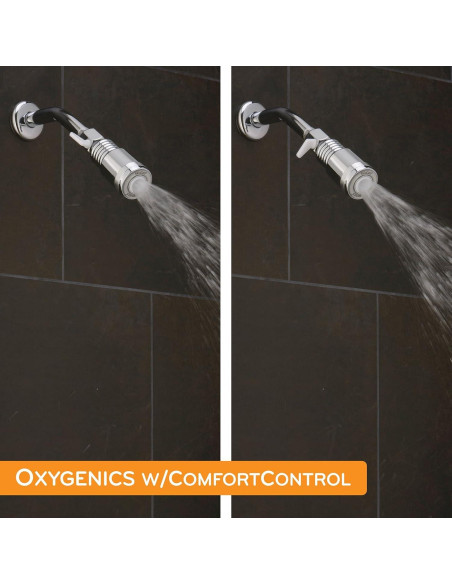 Cabezal de Ducha Fijo Oxygenics SkinCare Cromo 1.5 GPM