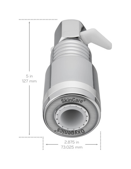 Cabezal de Ducha Fijo Oxygenics SkinCare Cromo 1.5 GPM