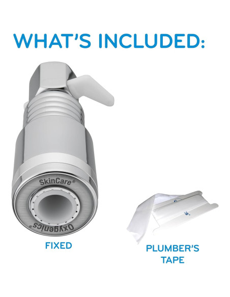 Cabezal de Ducha Fijo Oxygenics SkinCare Cromo 1.5 GPM