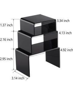 Soportes de Exhibición Acrílicos Chuangdi - 2 Juegos Pequeños 2