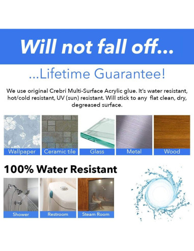 Protectores de Pared de Silicona Crebri 5cm Beige Autoadhesivos