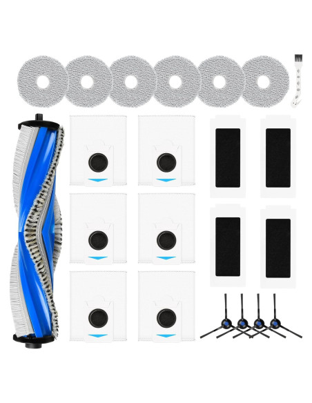 Kit de Accesorios de Vacío 22 Piezas para Ecovacs DEEBOT T30S