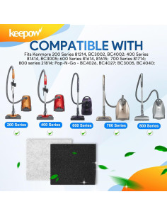 Filtro Hepa KEEPOW CF-1 Reemplazo para Aspiradoras Kenmore 2