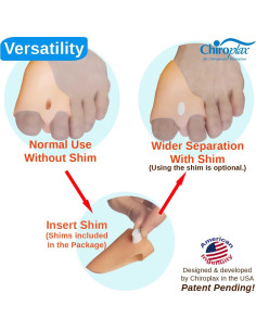 Corrector de Juanetes Chiroplax - Almohadillas de Gel Suave 2