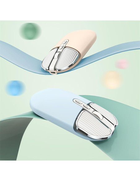 Ratón Inalámbrico YOCUNKER Recargable Silencioso 2.4G 3 DPI Ratón Inalámbrico YOCUNKER Recargable Silencioso 2.4G 3 DPI