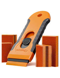 Raspador de Cuchilla Plástica Cleanse 100 Pcs para Adhesivos