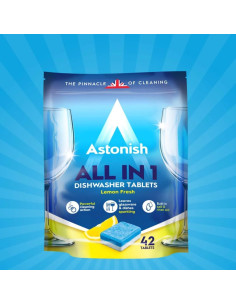 Tabletas para Lavavajillas Astonish 42 Unidades Limón Todo en 1 2