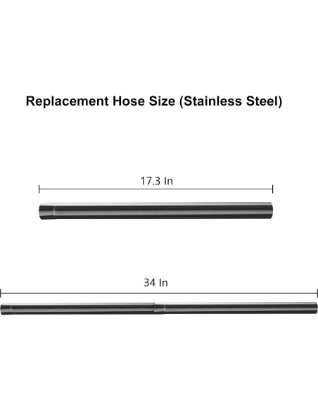 Manguera de Reemplazo Cherimo para Aspiradora Bissell 2156A 43.9cm