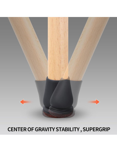 Ezprotekt 24 Protectores de Suelo de Silicona para Muebles