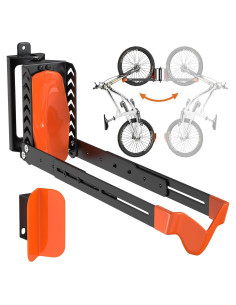 Soporte de Bicicleta Plegable AUBEATY Naranja 35 kg