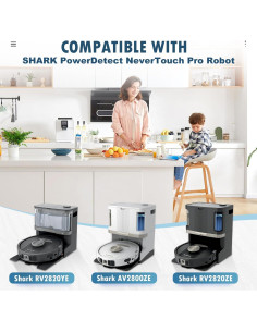 2 Cepillos Principales BTRSOLUS para Robot Aspiradora Shark 2