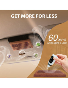 Ambientador de Auto AirPurelle Vainilla Ámbar 10 ML - 60 Días 2