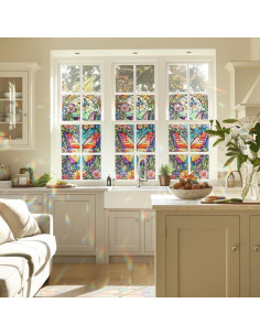 Película Decorativa de Vidrio Templado PODMemory Mariposa 100x45cm 2