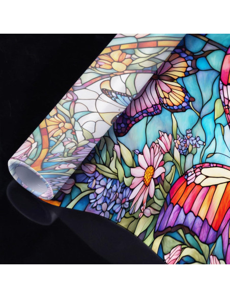 Película Decorativa de Vidrio Templado PODMemory Mariposa 100x45cm