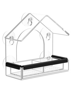 Comedero para Aves de Ventana DY-SKTY Acrílico 1.4kg