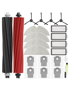 Kit de Reemplazo 23PCS DrRobor para Aspiradora Roborock Q8 Max+/Q5 Pro+
