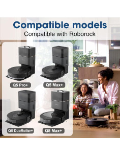 Kit de Reemplazo 23PCS DrRobor para Aspiradora Roborock Q8 Max+/Q5 Pro+ 2