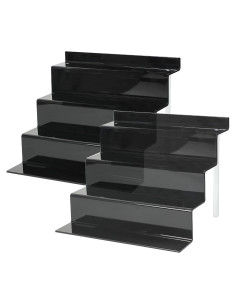 Soportes Acrílicos IHOMECOOKER 4 Niveles Negro 30.48x22.86cm