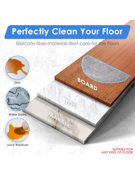 4 Almohadillas de Mopa Reemplazo FILTERIST Q052020 para iRobot Roomba