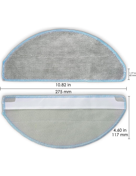 4 Almohadillas de Mopa Reemplazo FILTERIST Q052020 para iRobot Roomba
