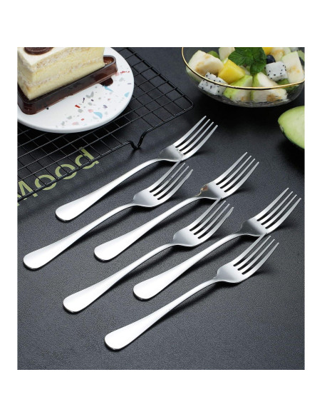 Juego de 6 Tenedores de Cena Kyraton 20.77 cm Acero Inoxidable