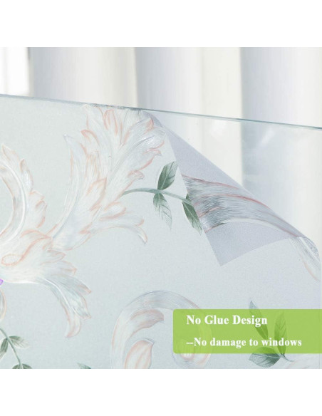 Película Decorativa para Ventanas Mikomer 30x200 cm Floral