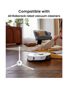 Paquete de 5 cepillos laterales Rrochio para aspiradoras Roborock 2