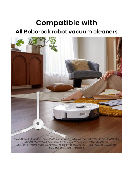 Paquete de 5 cepillos laterales Rrochio para aspiradoras Roborock Paquete de 5 cepillos laterales Rrochio para aspiradoras Roborock