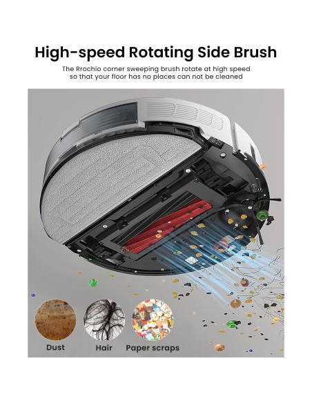 Paquete de 5 cepillos laterales Rrochio para aspiradoras Roborock Paquete de 5 cepillos laterales Rrochio para aspiradoras Roborock