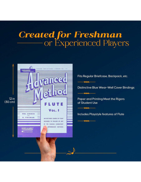 Rubank Advanced Method: Flute, Vol. 1 (Rubank Educational Library, No. 95)