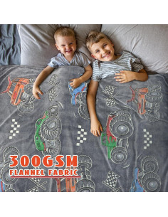 Manta Brillante de Camiones ORDM 100x130 cm Suave y Ligera 2