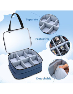 Bolsa de Almacenamiento Luxja para Camiones Monstruo 1:64 Azul 2